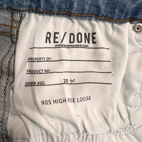 RE/DONE High Rise Loose Jeans. NWOT - Picture 7 of 10
